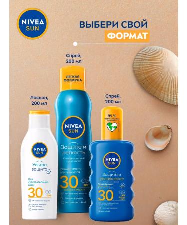 NIVEA Sunglasses with vitamin E and carotene SPF 6 200 ml - Buy Online on GoSupps.com