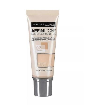Maybelline Cream Tonal Affinitone tone 02 ivory 30 ml - Buy Online on GoSupps.com