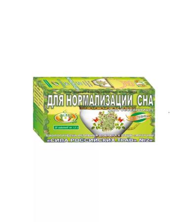 The power of Russian herbs Phytochi 2 to normalize sleep with insomnia 4 pcs - Buy Online on GoSupps.com