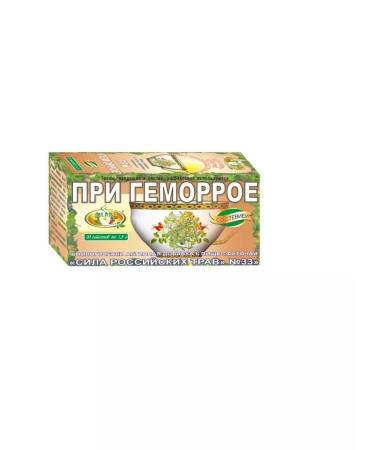 The power of Russian herbs Phytochai 33 for hemorrhoids 4 pcs - Buy Online on GoSupps.com