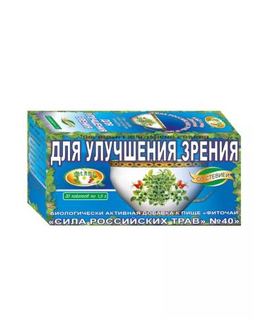 The power of Russian herbs Phytochi 40 to improve vision 4 pcs - Buy Online on GoSupps.com