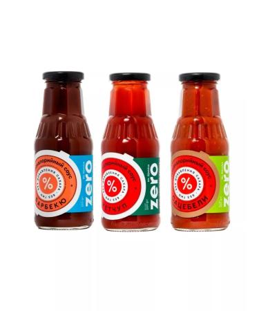 MrDjemius ZERO Low -calorie sauces set of barbecue ketchup setelly - Buy Online on GoSupps.com