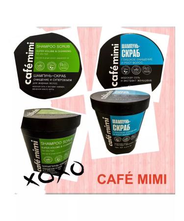 Cafe Mimi Hair shampoo-scrub deep cleansing and growth - Buy Online on GoSupps.com