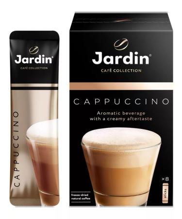 Coffee jardin soluble cappuccino 3 in 1 5 packs x 8 sticks - Buy Online on GoSupps.com