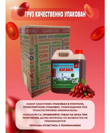AZOV BREWERY Fruit Kizil 5kg juice concentrate - Buy Online on GoSupps.com