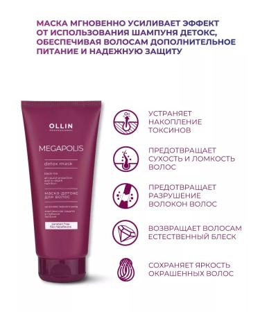 Ollin Professional Set of shampoo and hair mask OLLIN Megapolis - Buy Online on GoSupps.com
