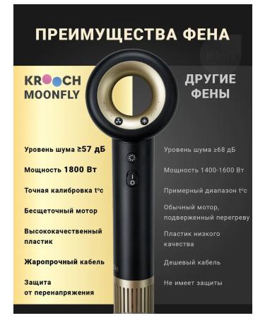 Crooch Hair hair dryer with ionization - Buy Online on GoSupps.com