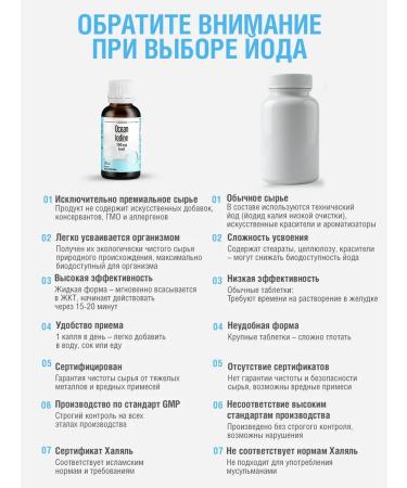 ORZAX Ocean Diet iodine potassium iodate iodine for the thyroid gland and brain - Buy Online on GoSupps.com