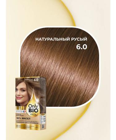Only Bio Persistent hair dye 6.0 natural light brown 2 pcs - Buy Online on GoSupps.com