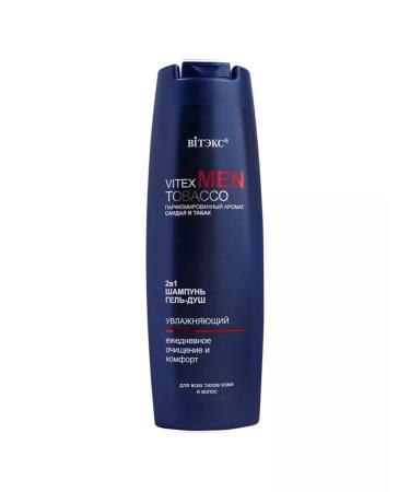 Vitex Men Tobacco Shampoo & Gel-Dush 2V1 for all skin types and waves