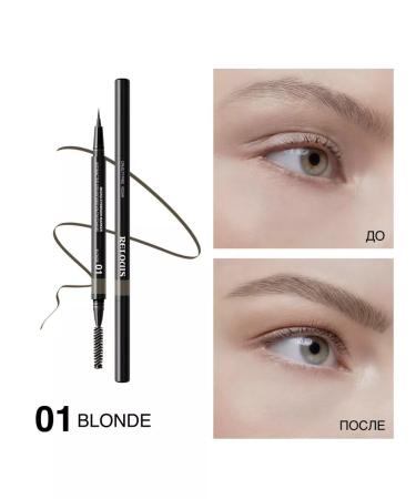 RELOUIS Eyebrow felt -tip pen ultra -thin tone 01 blonde