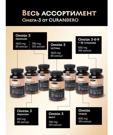 Curandero Omega 3 in capsules of 500 mg for women and children - Buy Online on GoSupps.com