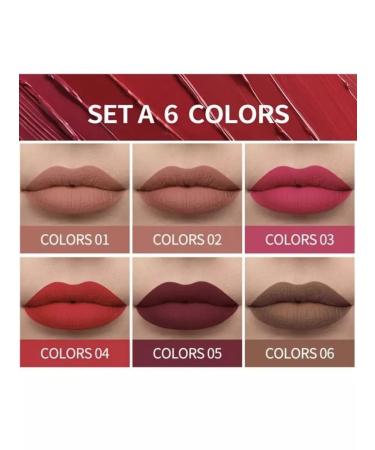 handaiyan Set of liquid matte lipstick 6 in 1 - Buy Online on GoSupps.com