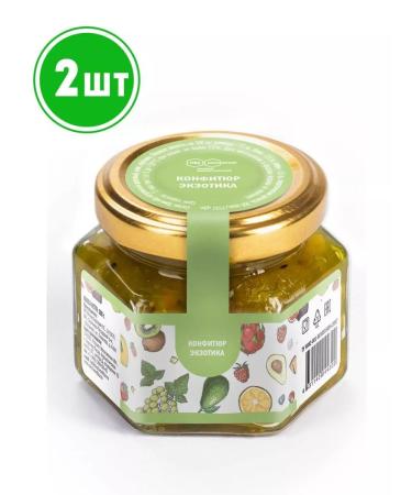 bee lab Jam exotic (pineapple orange kiwi) 150 g 2pcs