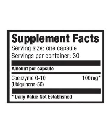 Ultimate Nutrition Vitamins Coenzyme Q-10 30 capsules - Buy Online on GoSupps.com