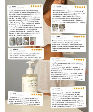 GreenIDEAL Intimate hygiene gel Liquid soap intimka 450 ml - Buy Online on GoSupps.com