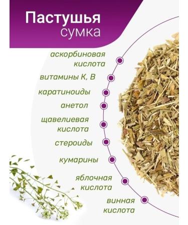 Herbs of the Crimean Mountains Shepherd bag grass dried Crimean 100 g - Buy Online on GoSupps.com