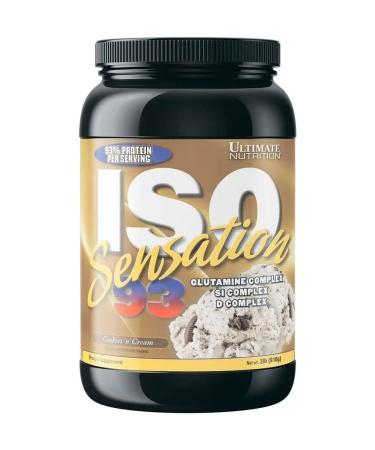 Ultimate Nutrition ISO Sensation protein 910 g - cookies with cream