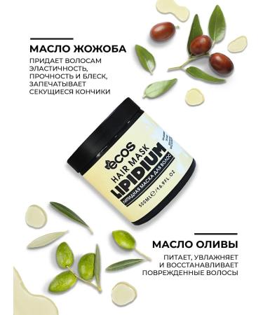 Ecos Lipid hair mask 500g - Buy Online on GoSupps.com