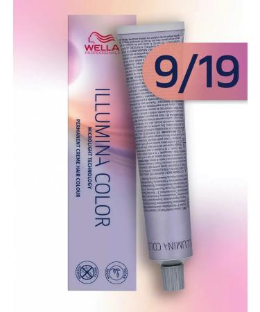 WELLA PROFESSIONALS Persistent Hair Cream Illumina Color 9 19 19