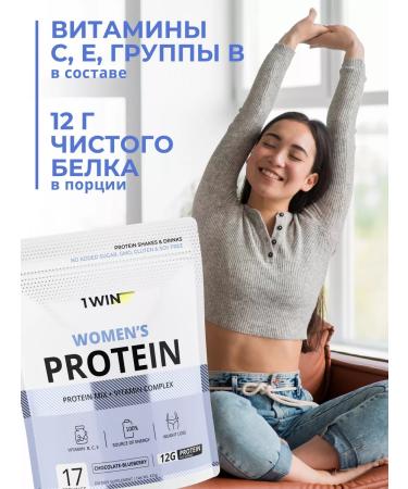 1WIN Protein serum chocolate cocktail for weight loss - Buy Online on GoSupps.com