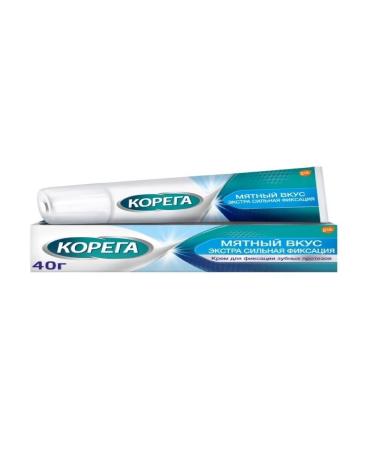 Korega cream for fixing the tooth prosthesis external forces mint 40 gr-1pcs