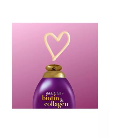 OGX Hair shampoo with biotin and collagen 385ml - Buy Online on GoSupps.com