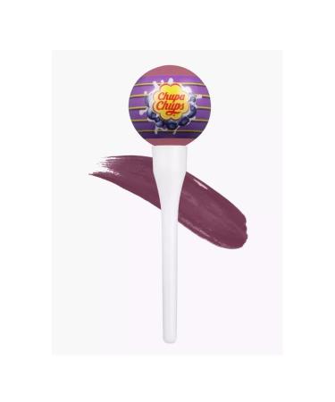 Chupa Chups Liquid lipstick in the shade of "Blueberry Yogurt"