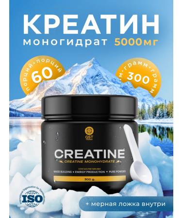GST GreenSanTe Creatine monohydrate 300g premium