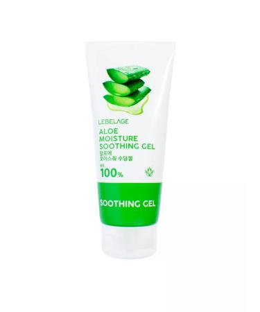Lebelage Gel moisturizing soothing with Aloe 100 ml extract - Buy Online on GoSupps.com