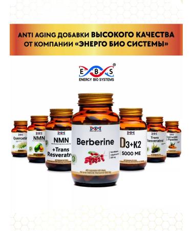 Energy Bio Systems Berberin 500 mg 60 weight loss capsules - Buy Online on GoSupps.com