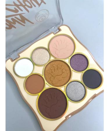Professional style Palette of shadows for eyelids 9 colors - Buy Online on GoSupps.com