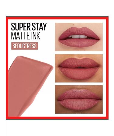 Maybelline New York Matte lipstick Super Stay Matte Ink #65 Seductress - Buy Online on GoSupps.com