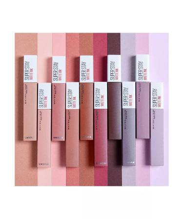 Maybelline New York Matte lipstick Super Stay Matte Ink #65 Seductress - Buy Online on GoSupps.com