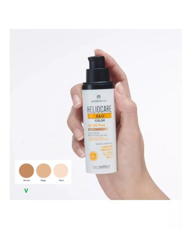 HELIOCARE Tonal sunscreen gel SPF 50+ (tone of bronze) 50ml - Buy Online on GoSupps.com