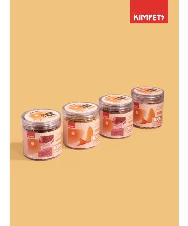 Kimpets Sublimated treats of beef cubes for dogs and cats - Buy Online on GoSupps.com