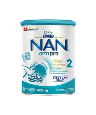 NAN 2 Optipro mixture dry for children from 6 months 400 GR-1pcs - Buy Online on GoSupps.com