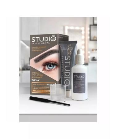 Studio Professional Eyebrow paint with tattoo effect graphite tone - Buy Online on GoSupps.com