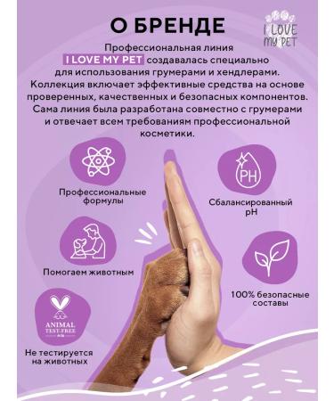 I LOVE MY PET Express-line shampoo for animals concentrate 1000 ml - Buy Online on GoSupps.com