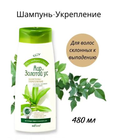 BIELITA Hair shampoo strengthening calamus and golden mustache