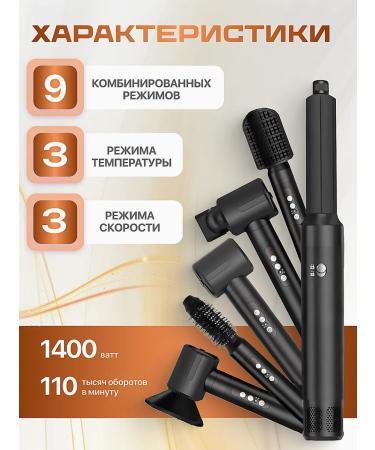 Bijoux du soleil Feng styler for hair 7 in 1 with nozzles - Buy Online on GoSupps.com