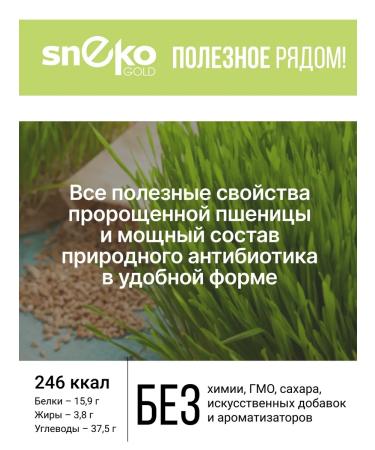 SNEKO GOLD Drainage drink for weight loss Vitgrass+celery detox - Buy Online on GoSupps.com