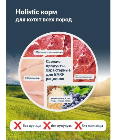 Ortipo Feed holistic for kittens pregnant and nursing cats 1.5 kg - Buy Online on GoSupps.com