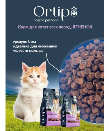 Ortipo Feed holistic for kittens pregnant and nursing cats 1.5 kg - Buy Online on GoSupps.com