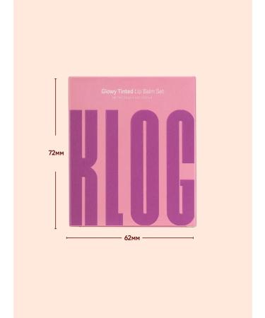 KLOG Lipstick tint balm Korean set set 4pcs - Buy Online on GoSupps.com
