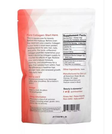 Zint Pure peptides of collagen 283 g - Buy Online on GoSupps.com