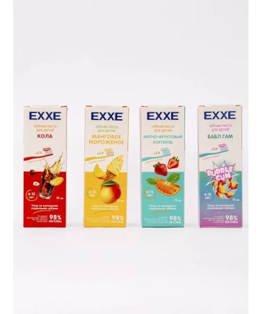Exxe Set of children's toothpastes 8 pieces 6-12 years old - Buy Online on GoSupps.com