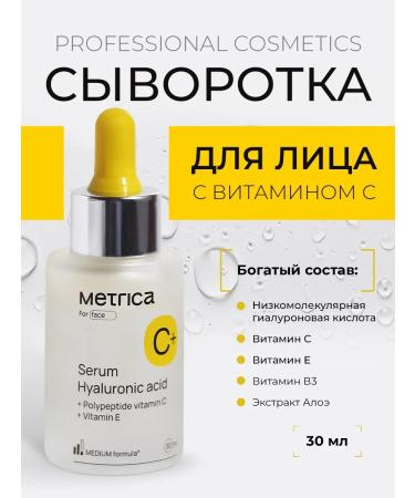 METRIC SKIN Cosmetics set hyaluronic serum and body cream - Buy Online on GoSupps.com