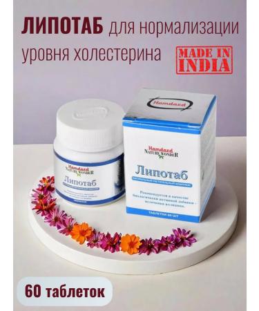 Hamdard Lipotab to normalize cholesterol level 60 tablets