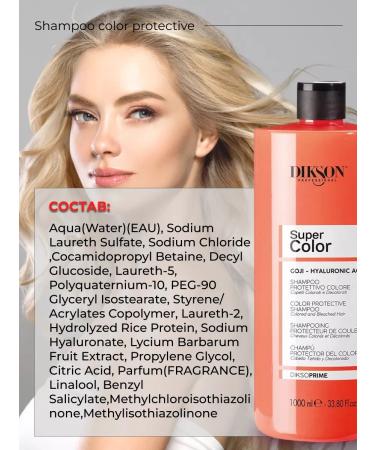 Dixson Shampoo for dyed hair 1000 ml - Buy Online on GoSupps.com